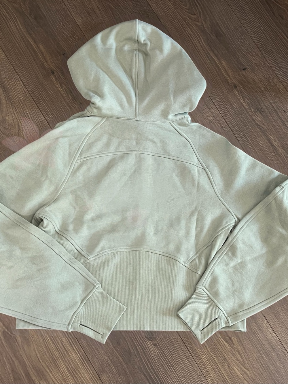 NWT Lululemon Scuba Oversized Half-Zip Hoodie - Fog Green - XS/S - Picture 5 of 5